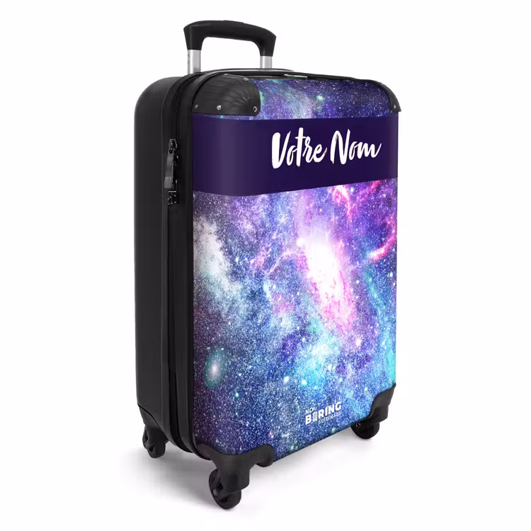 Valise avec nom - Explosion cosmique des couleurs — 2