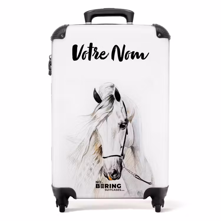 Valise avec nom - Flocon de neige — 1