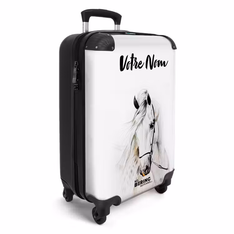 Valise avec nom - Flocon de neige — 2
