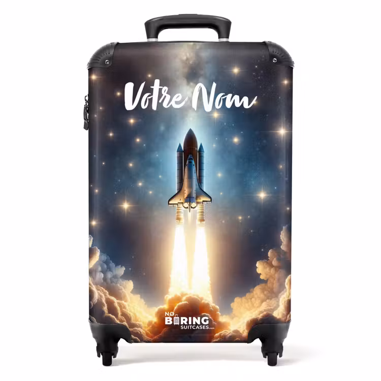 Valise avec nom - Fusée rapide — 1