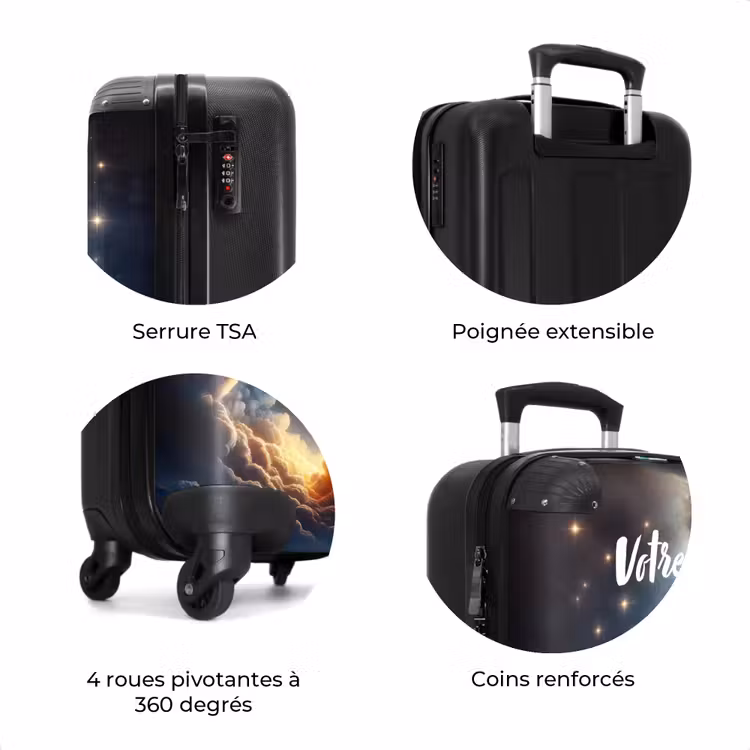 Valise avec nom - Fusée rapide — 8
