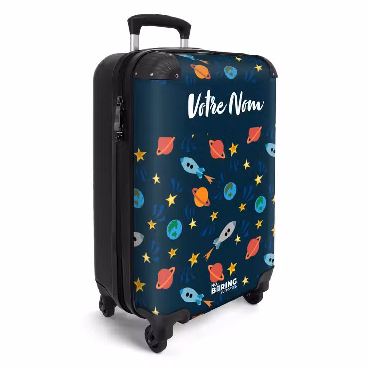 Valise avec nom - Fusées spatiales — 2