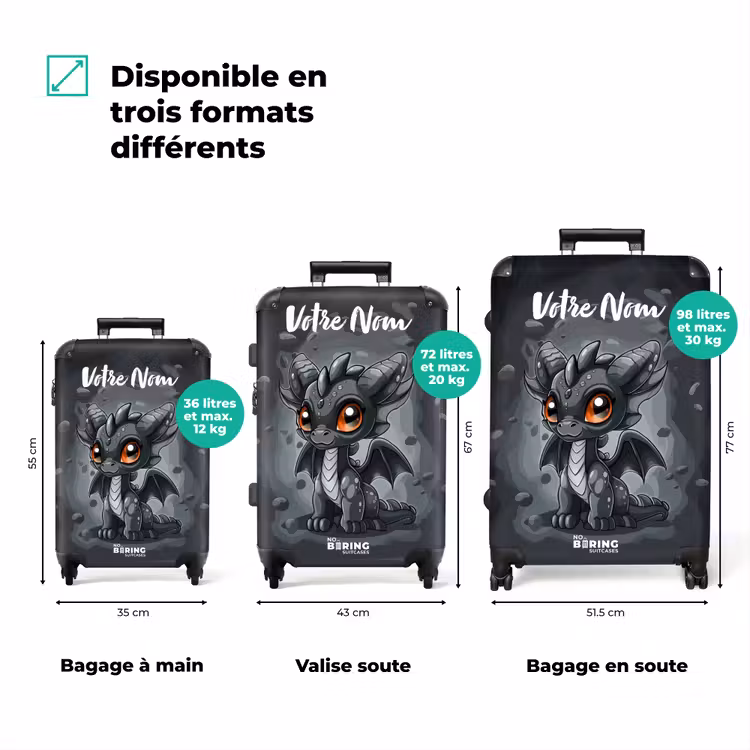 Valise avec nom - Gino queue-de-gris — 3