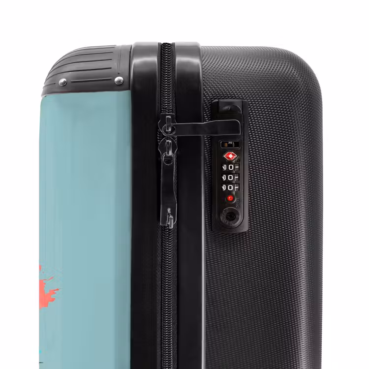 Valise avec nom - Hotrod turquoise — 6