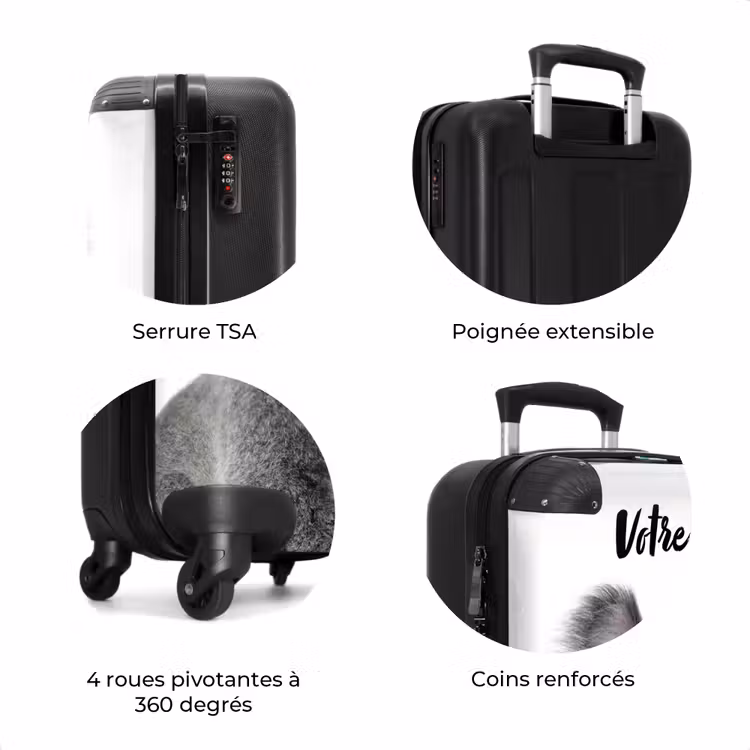 Valise avec nom - Koala à chewing-gum — 8
