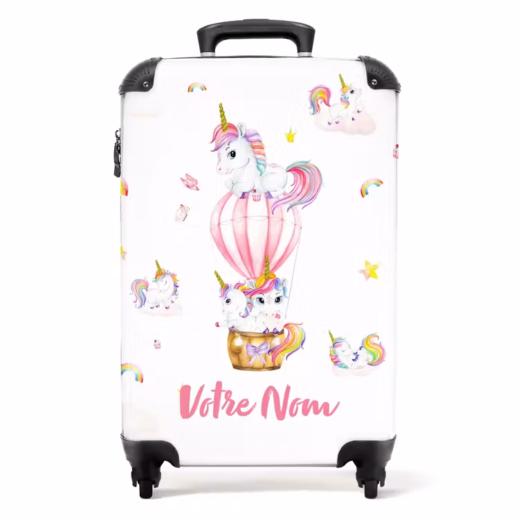Valise avec nom - Licornes aériennes — 1