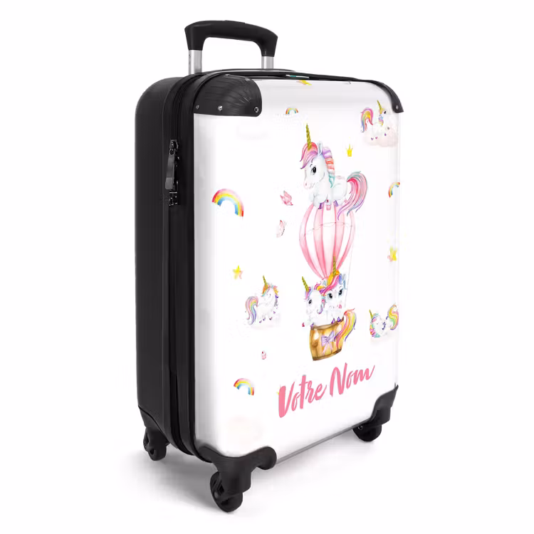 Valise avec nom - Licornes aériennes — 2