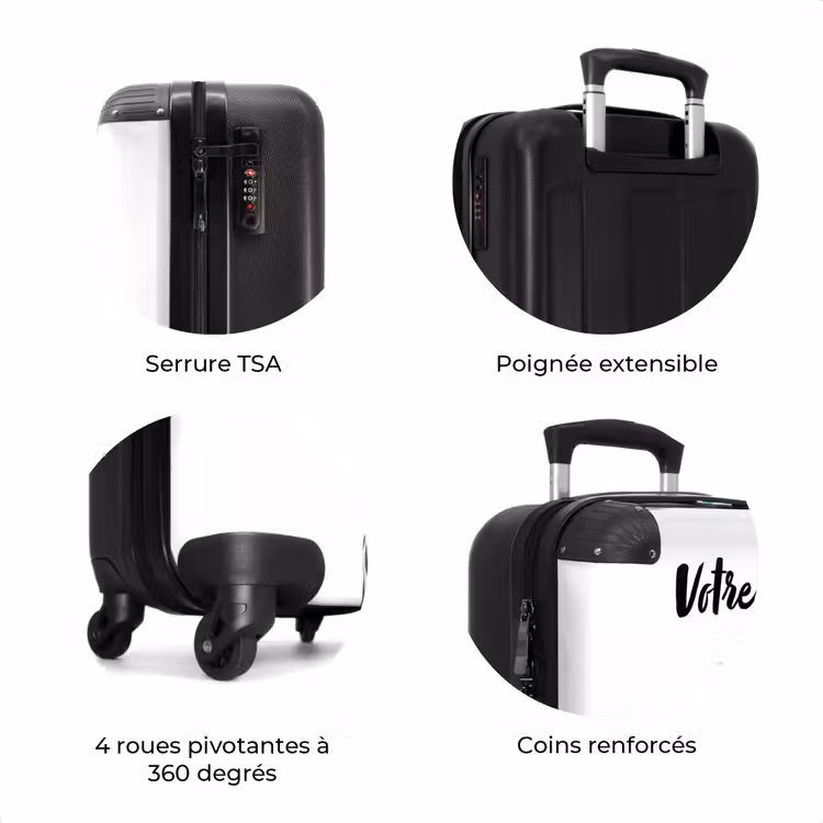 Valise avec nom - Mâcher Kobus bleu — 8