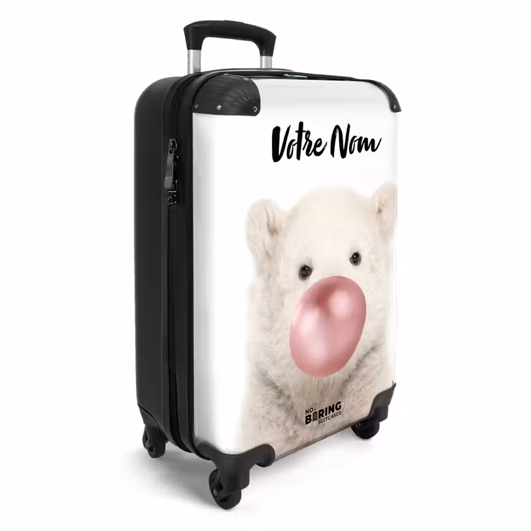 Valise avec nom - Ours à bulles — 2