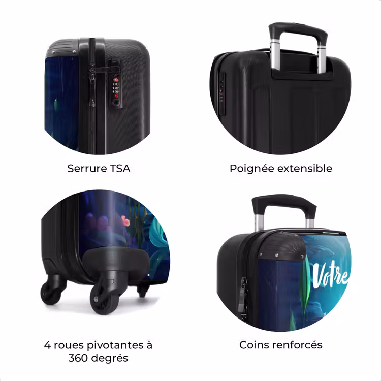 Valise avec nom - Reine de corail — 8