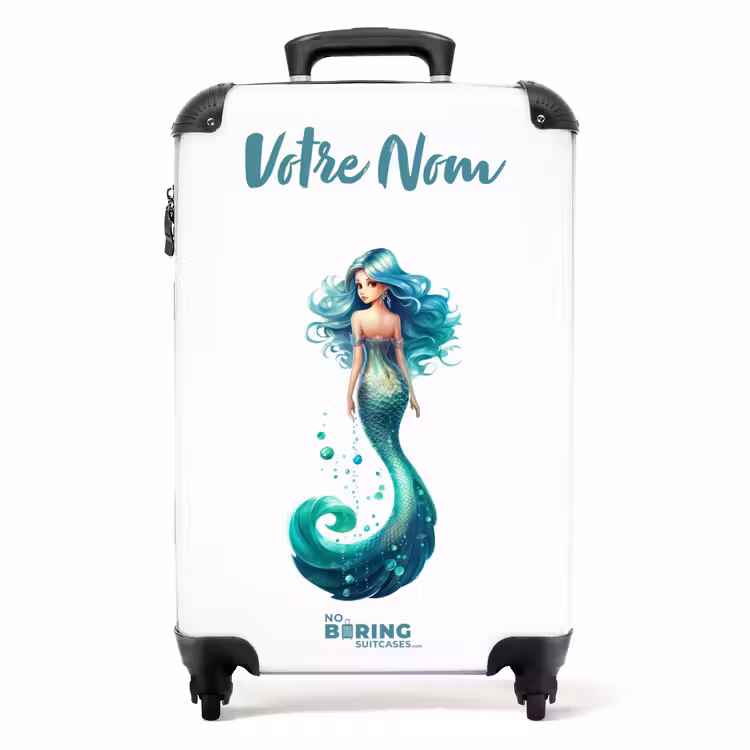 Valise avec nom - Sandra émeraude — 1