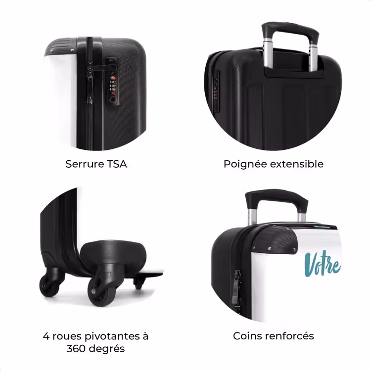 Valise avec nom - Sandra émeraude — 8
