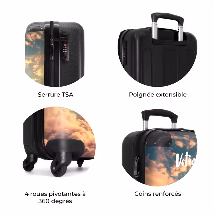 Valise avec nom - Skyliner pastel — 8
