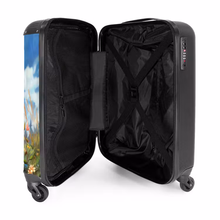 Valise avec nom - Bailey fleur cerf — 5