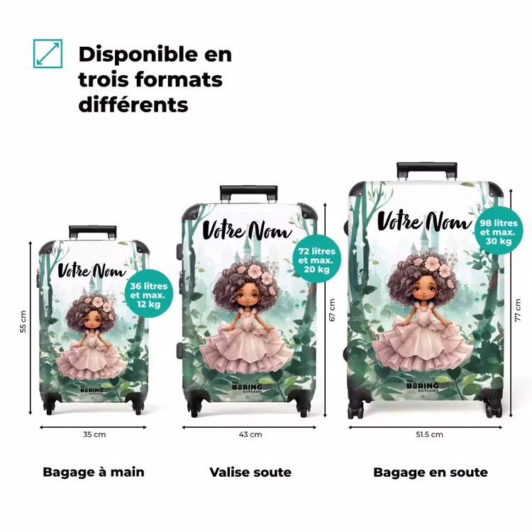 Valise avec nom - Bella woody — 3