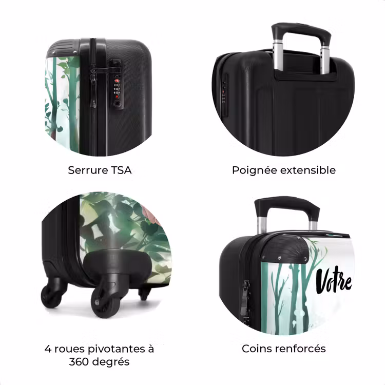 Valise avec nom - Bella woody — 8