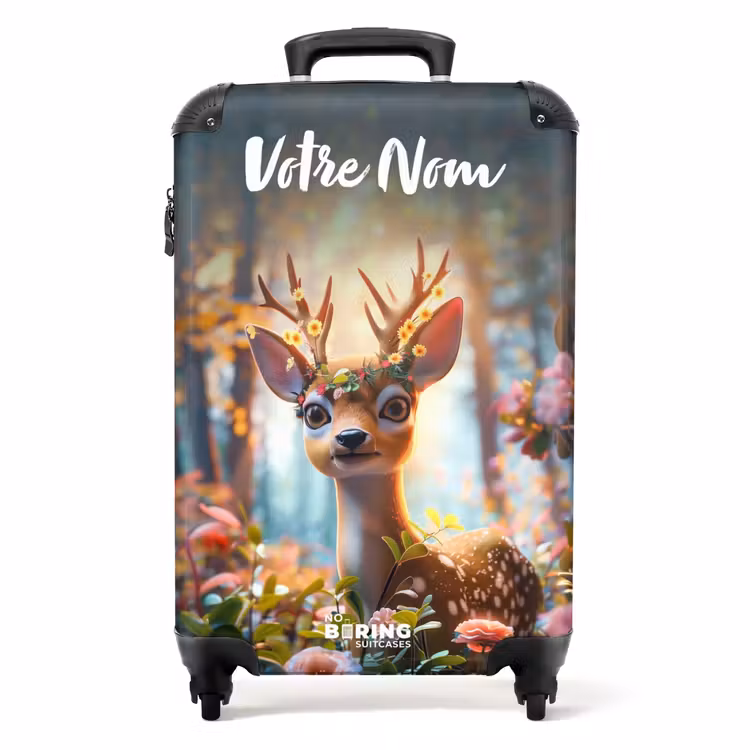 Valise avec nom - Bois de fleur Bo — 1