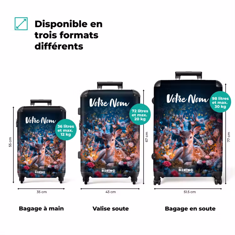Valise avec nom - Eduard cerf élaphe — 3