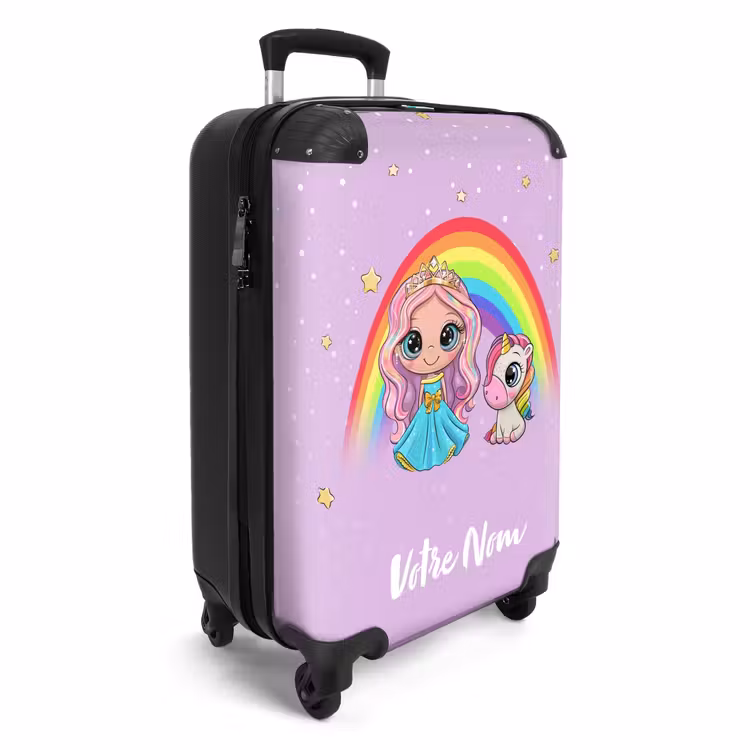 Valise avec nom - Elza princesse licorne — 2