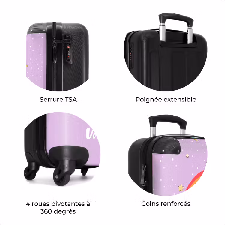 Valise avec nom - Elza princesse licorne — 8