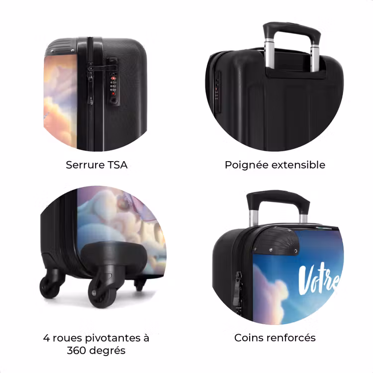 Valise avec nom - Lana, princesse des airs — 8