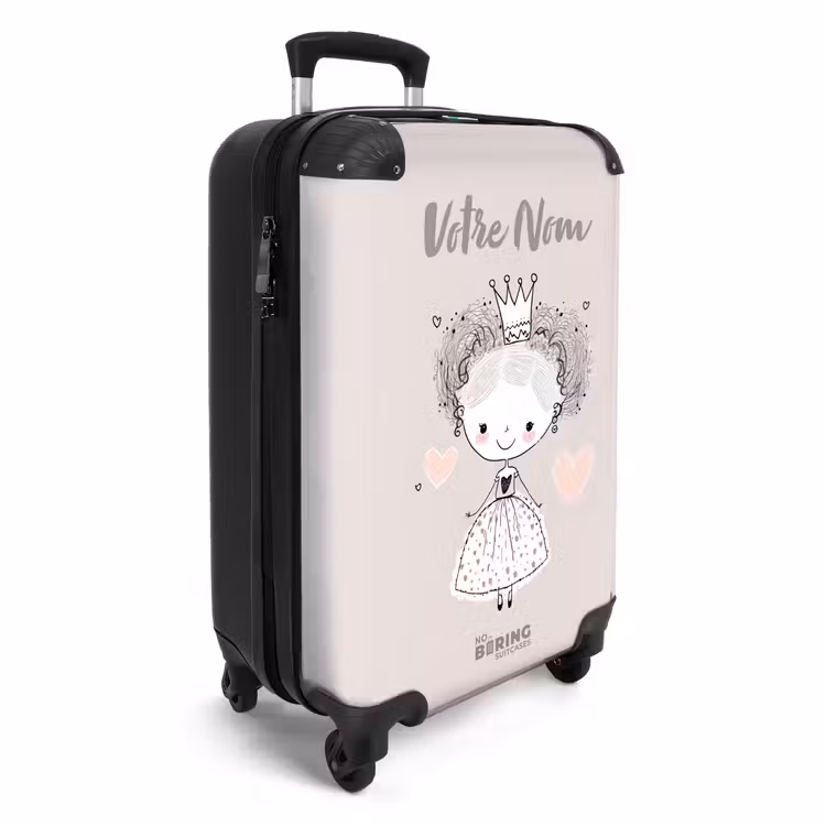 Valise avec nom - Princesse aux boucles — 2