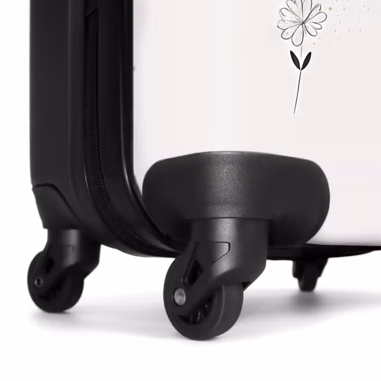 Valise avec nom - Princesse avec robe noire — 7