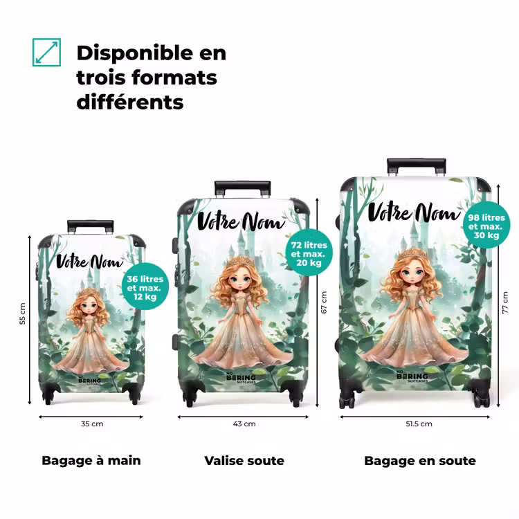 Valise avec nom - Verdure de la grâce — 3