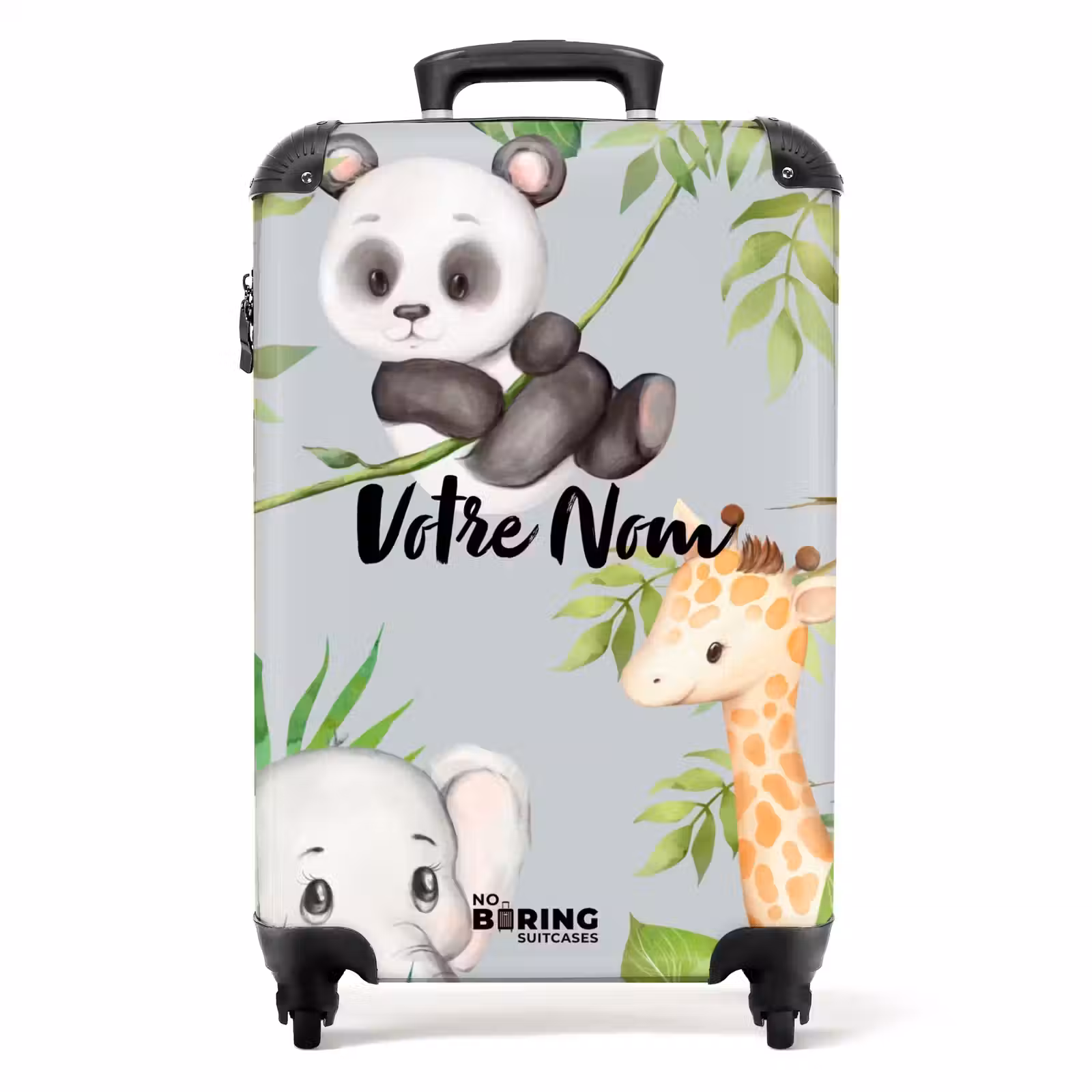 Valise avec nom - Animaux dans la jungle — 1