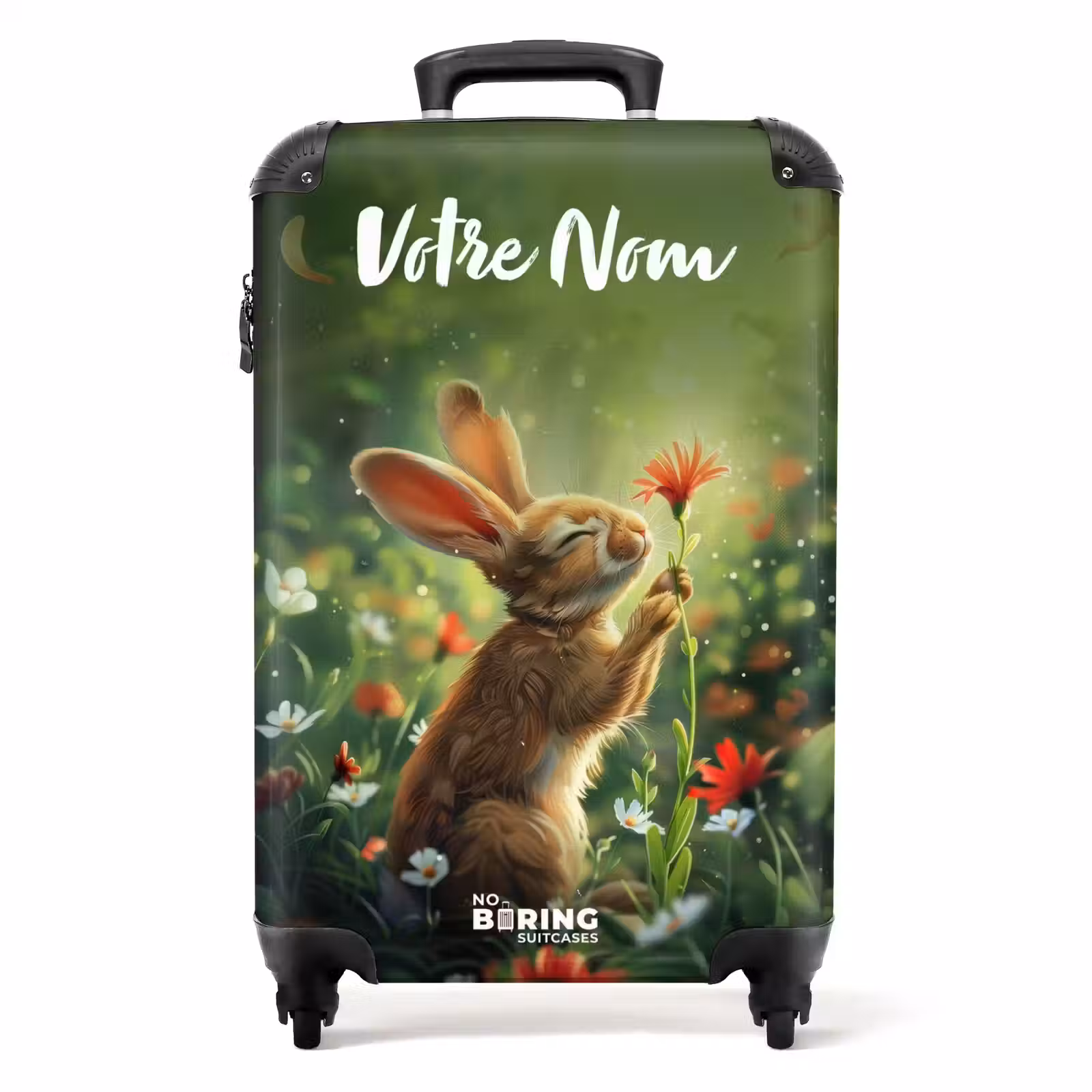 Valise avec nom - Lapin Kasper — 1