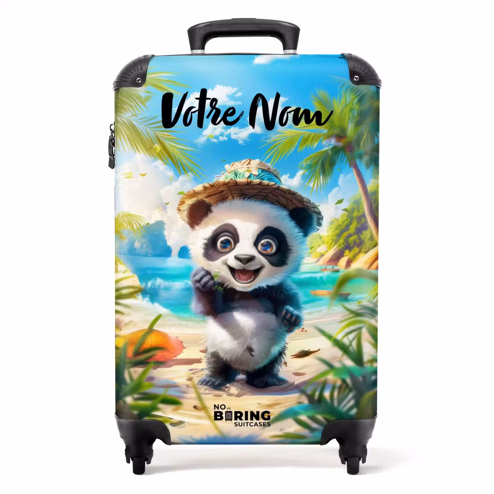 Valise avec nom - Pablo panda — 1