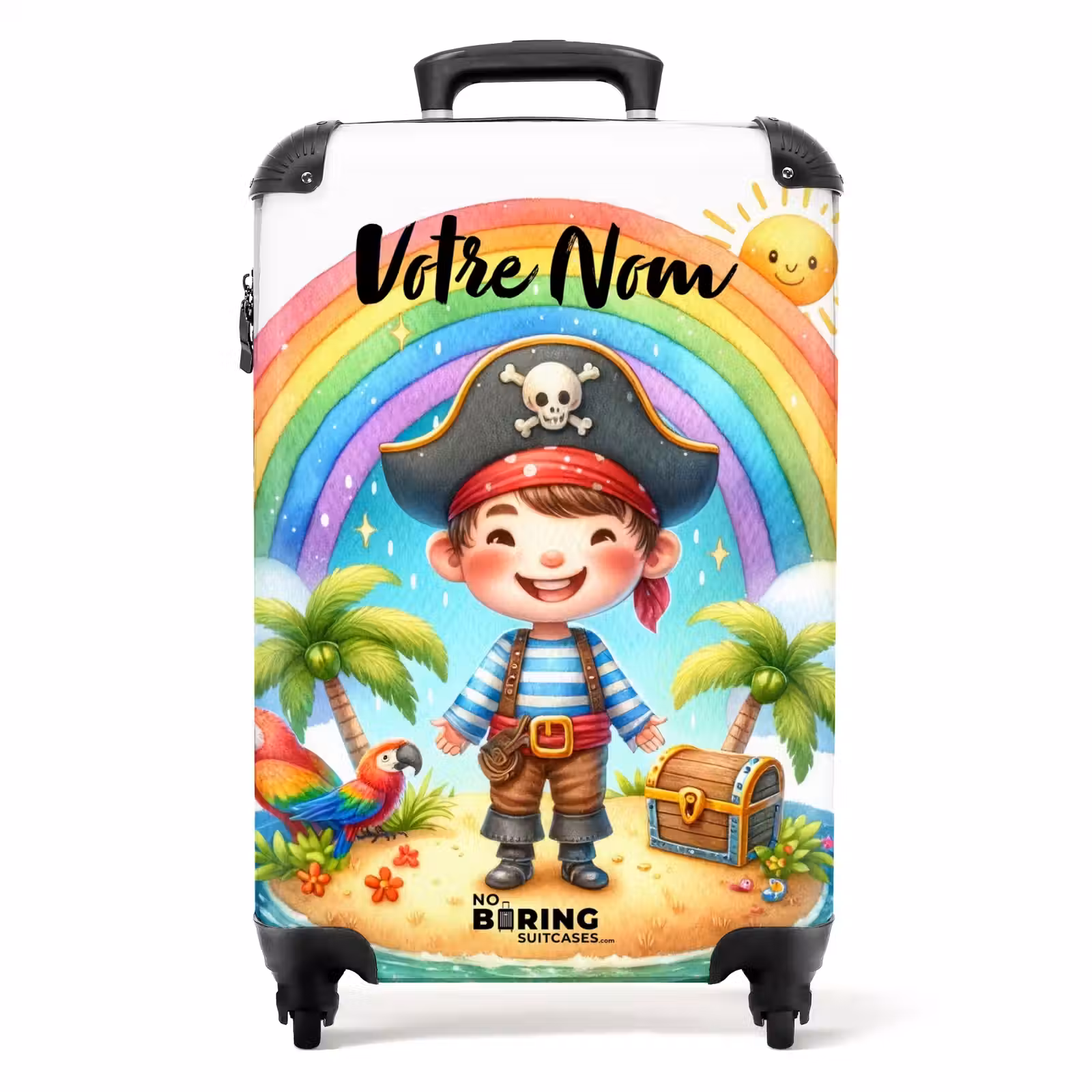 Valise avec nom - Pascal pirate — 1