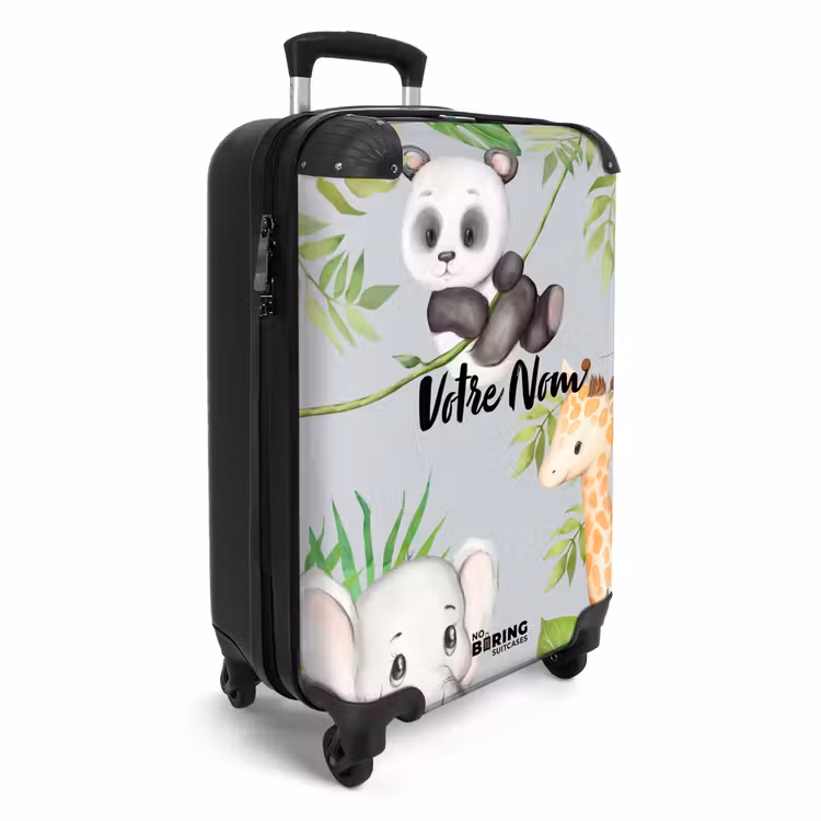 Valise avec nom - Animaux dans la jungle — 2