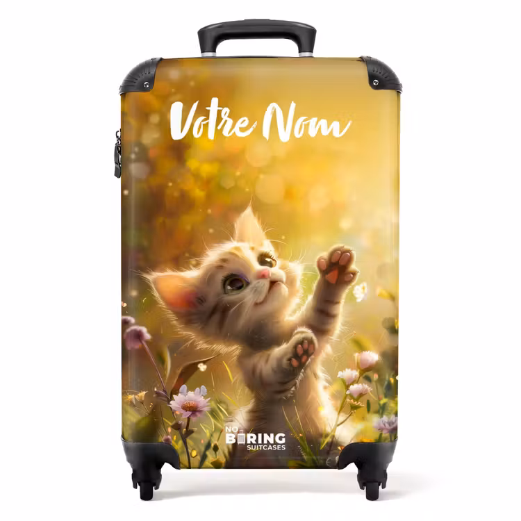 Valise avec nom - Chaton Koosje — 1