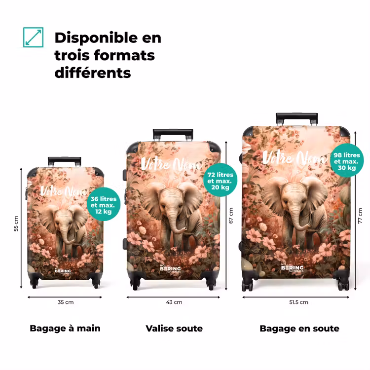 Valise avec nom - Flora flapoor — 3