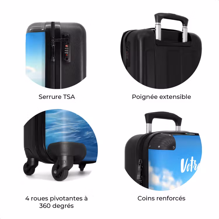 Valise avec nom - Glacial — 8