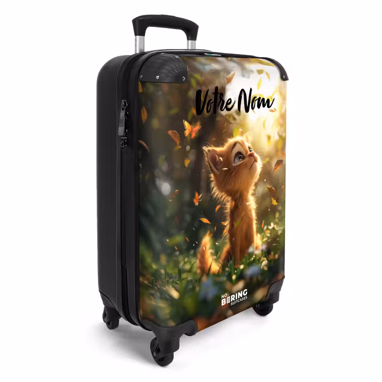 Valise avec nom - Henry chaton d'automne — 2