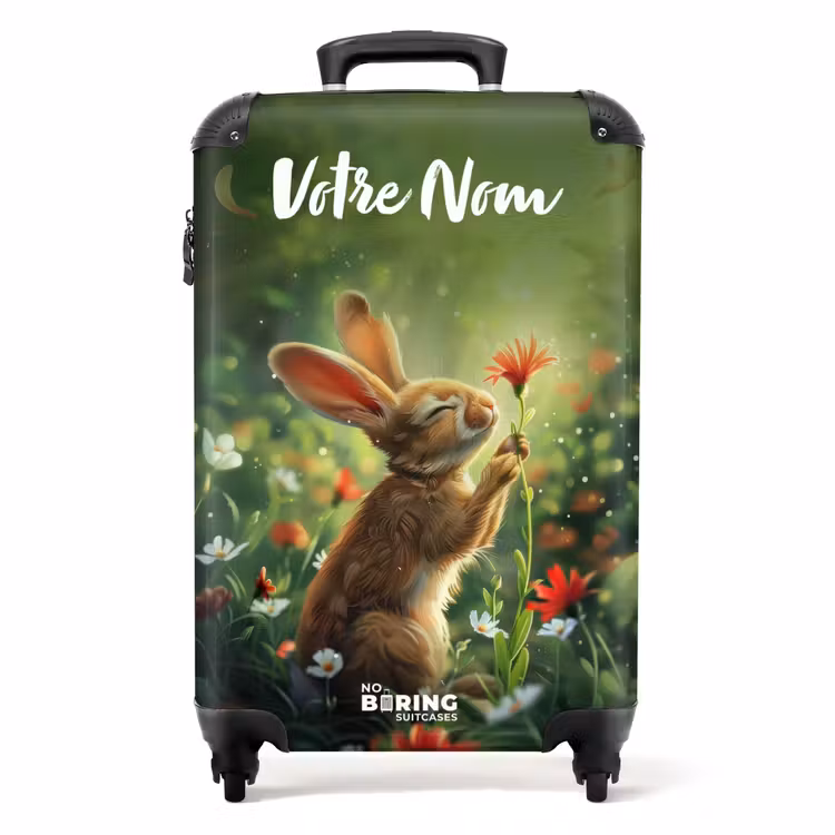 Valise avec nom - Lapin Kasper — 1