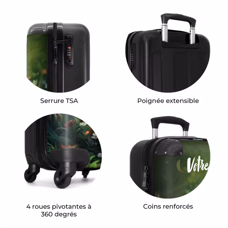 Valise avec nom - Lapin Kasper — 8