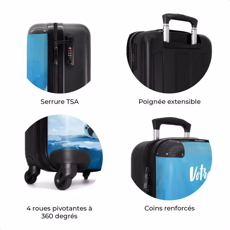 Valise avec nom - Ours polaire IJsbrand — 8