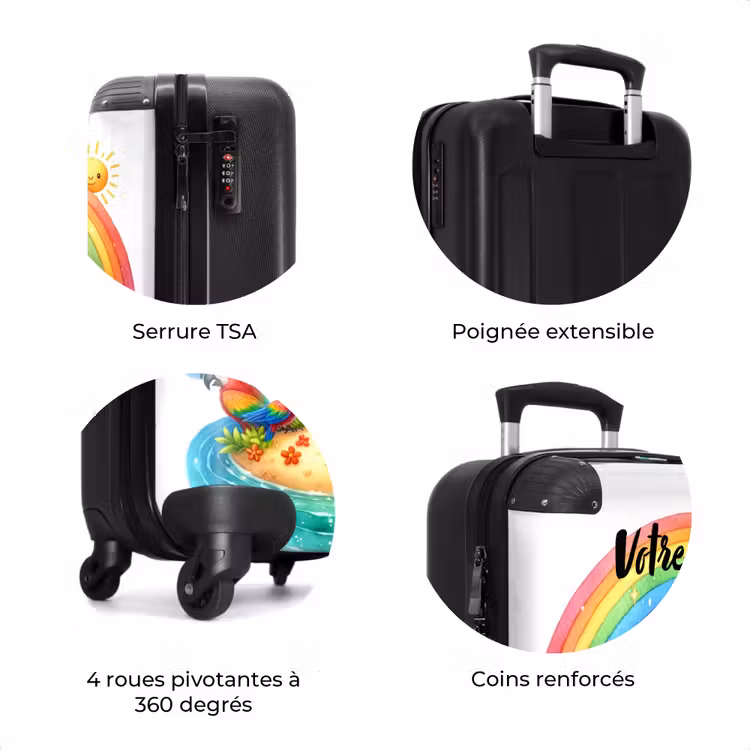 Valise avec nom - Pascal pirate — 8