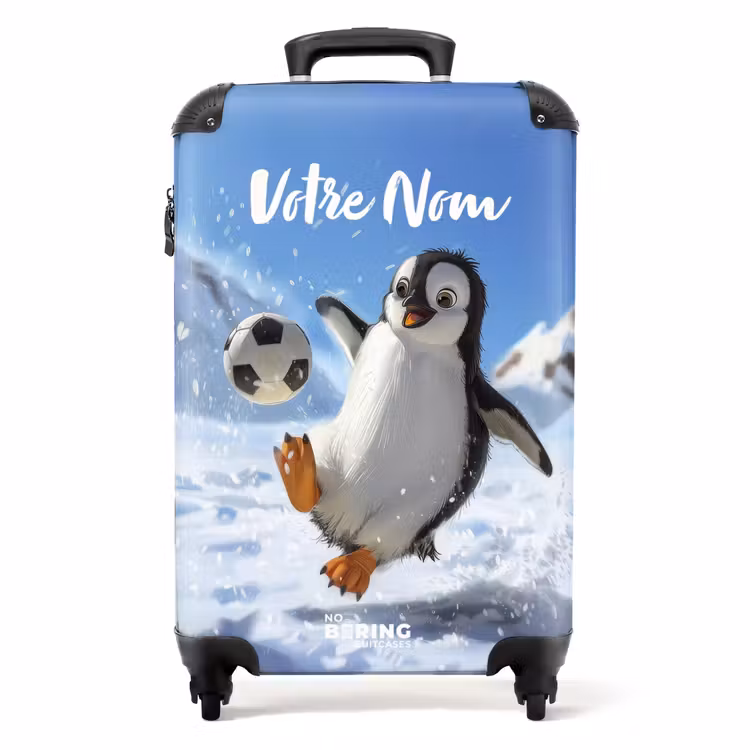 Valise avec nom - Pelé-guin — 1