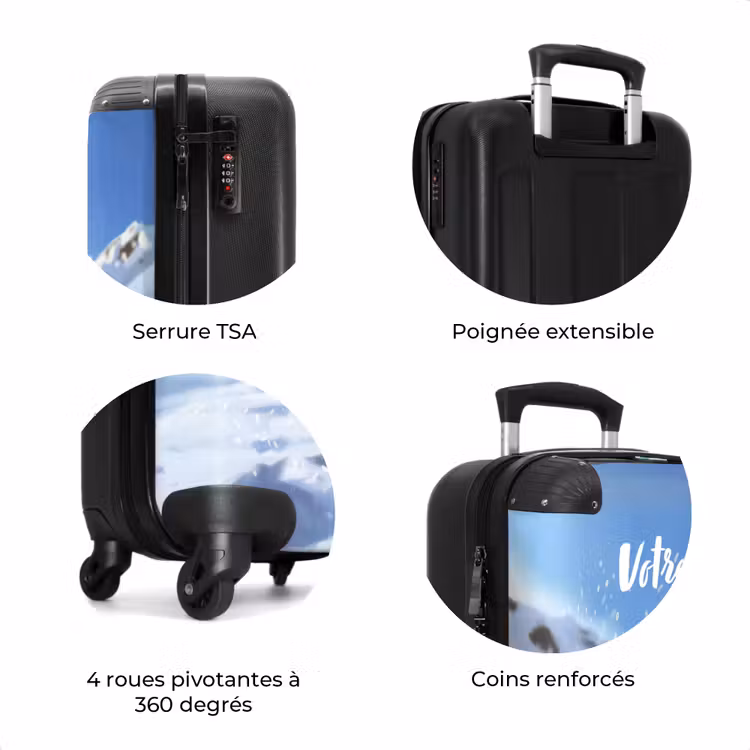 Valise avec nom - Pelé-guin — 8