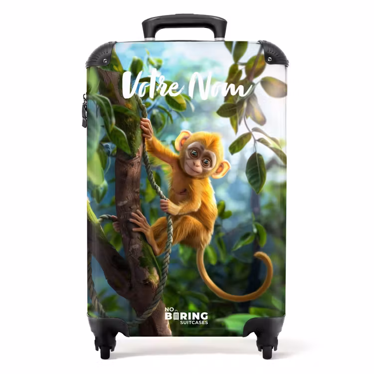 Valise avec nom - Singe Alex — 1