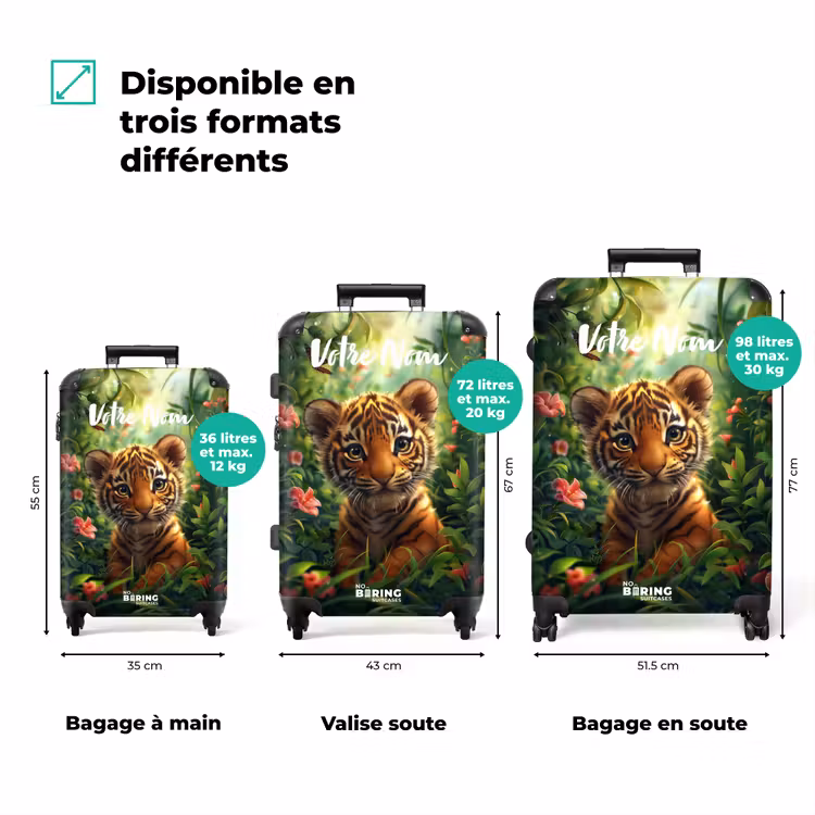 Valise avec nom - Tommy tiger — 3