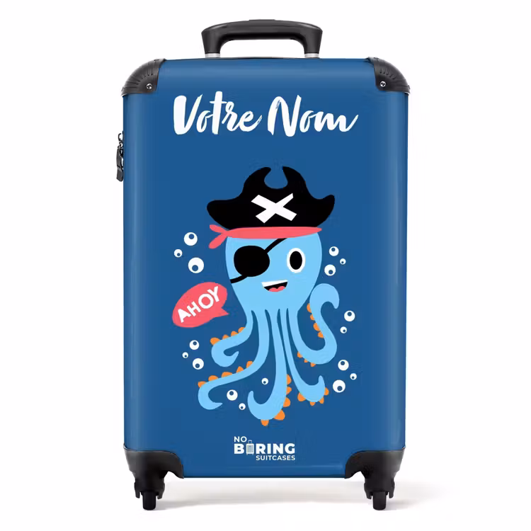 Valise avec nom - Pieuvre pirate — 1