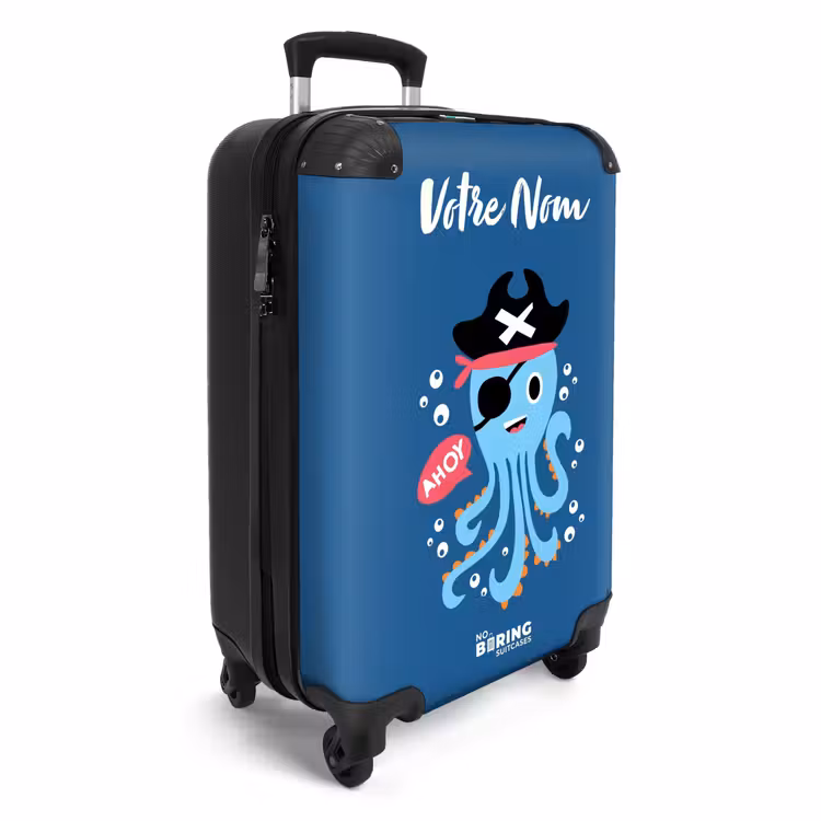 Valise avec nom - Pieuvre pirate — 2