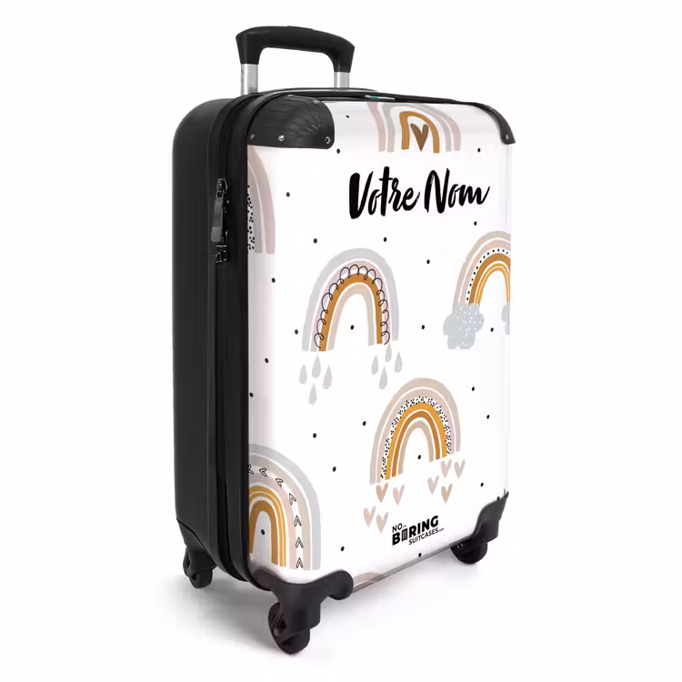 Valise avec nom - Pluie d'arc-en-ciel — 2