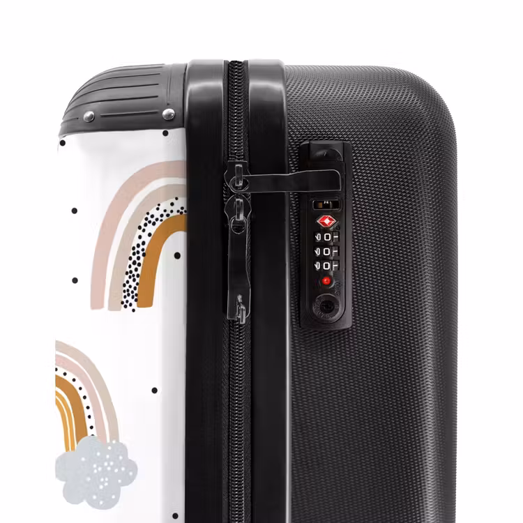 Valise avec nom - Pluie d'arc-en-ciel — 6