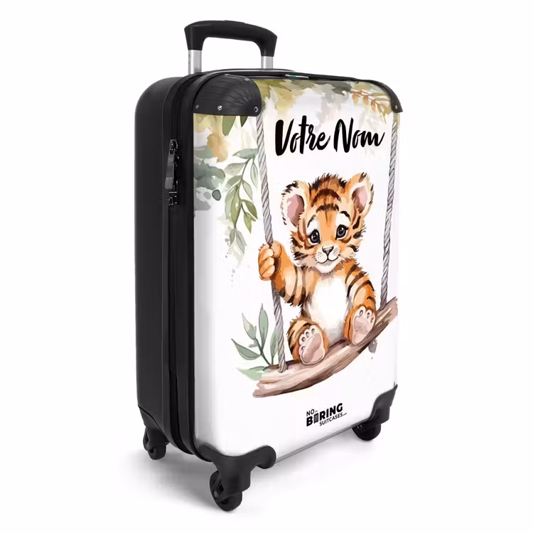 Valise avec nom - Tigre Timo — 2